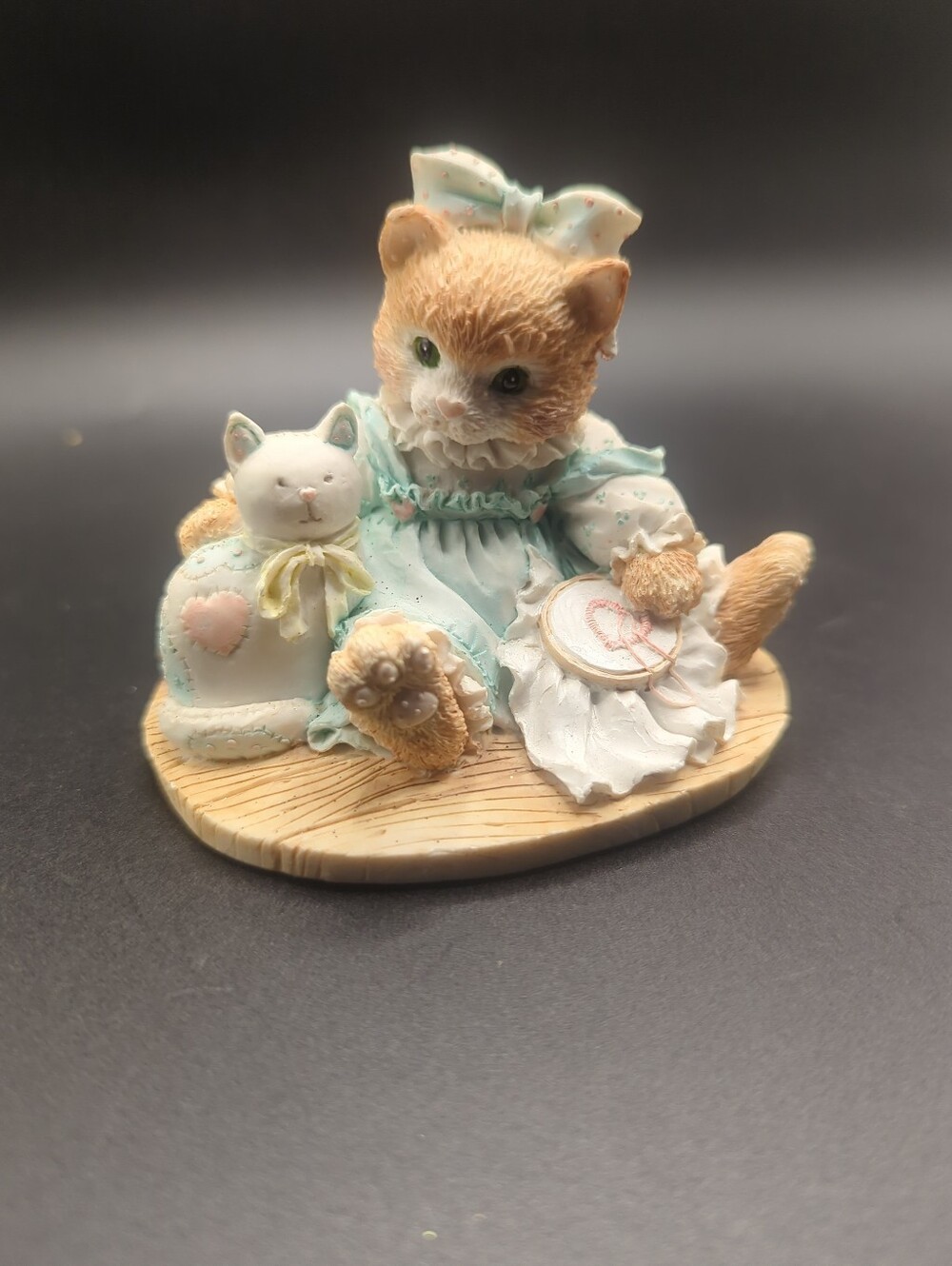 Calico Kittens -Friendship Is Sewn Stitch by Stich- 1992- P Hillman by Enesco